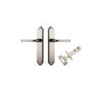 14720KPASS60 - Annecy Lever - Shouldered Backplate Passage Kit - Satin Nickel - Passage