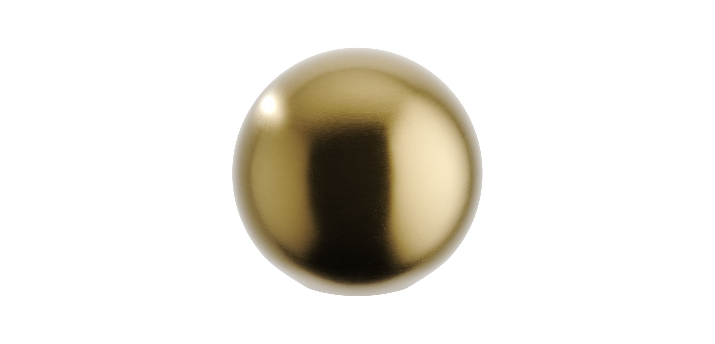 24090 - Puerto Cupboard Knob P35xD38mm - Brushed Gold PVD