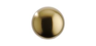 24090 - Puerto Cupboard Knob P35xD38mm - Brushed Gold PVD