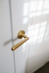 20806 - Copenhagen Lever - Round Rose - Brushed Brass - Passage