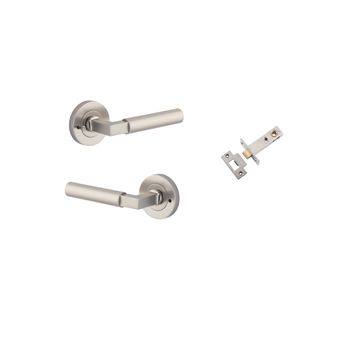 Berlin Lever - Round Rose Privacy Kit (Inbuilt Privacy)