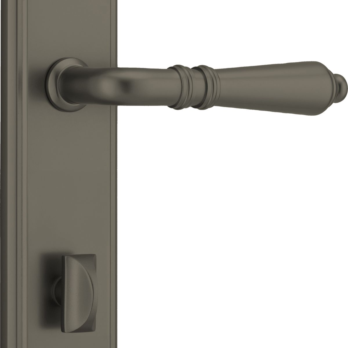 16836P85 - Sarlat Lever - Stepped Backplate - Graphite PVD - Privacy