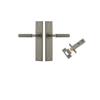 Brunswick Lever - Chamfered Backplate Passage Kit