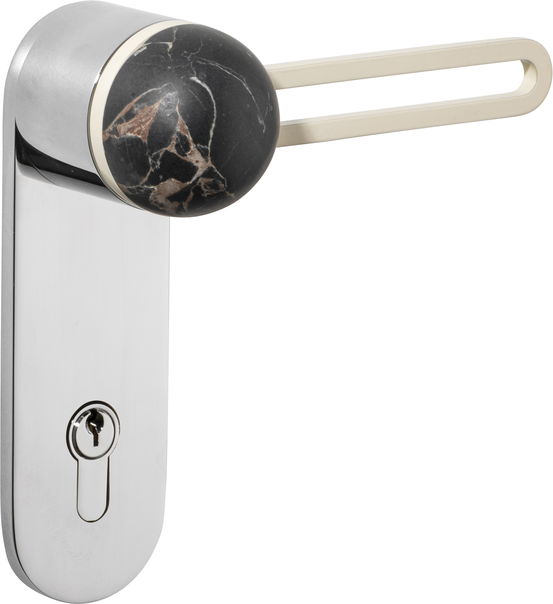 Bone/Polished Chrome