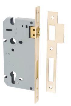 85mm Euro Roller Mortice Lock - 60mm Backset