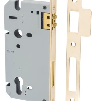 85mm Euro Roller Mortice Lock - 60mm Backset
