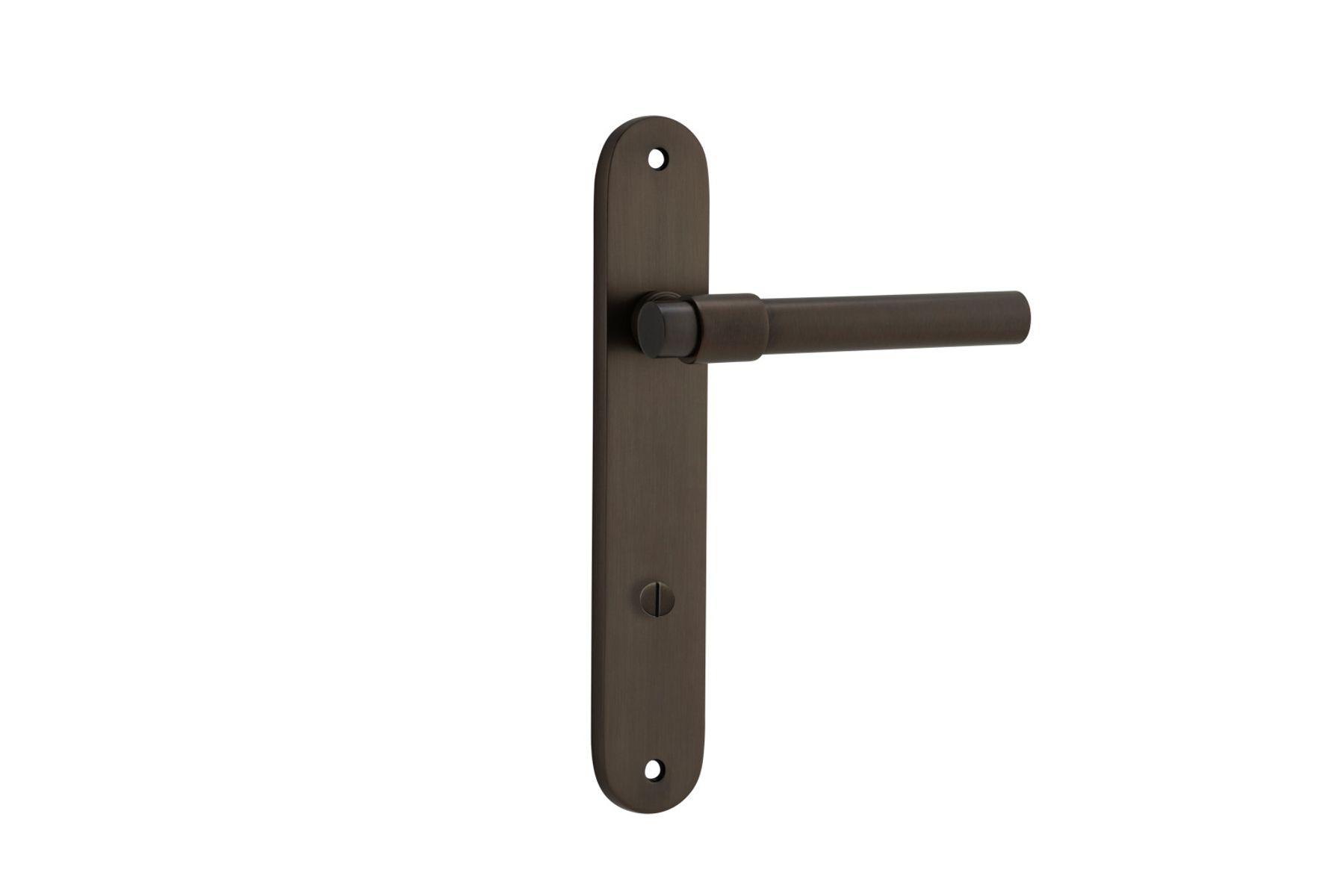 10900P85 - Helsinki Lever - Oval Backplate - Signature Brass - Privacy