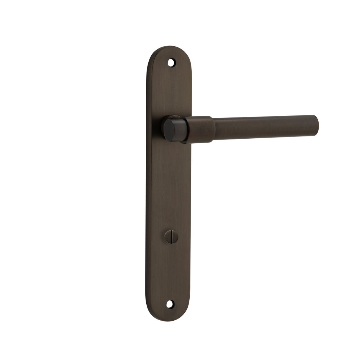 10900P85 - Helsinki Lever - Oval Backplate - Signature Brass - Privacy