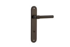 10900P85 - Helsinki Lever - Oval Backplate - Signature Brass - Privacy