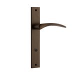 10704P85 - Oxford Lever - Rectangular Backplate - Signature Brass - Privacy