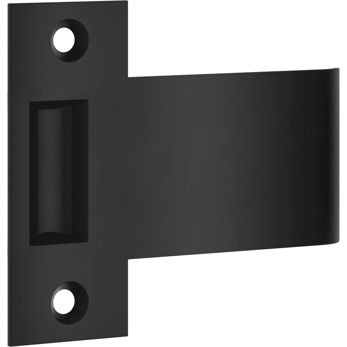 21964 - Extended Striker to Suit Roller Tube Latch - Matt Black