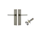 16782KPASS60 - Baltimore Lever - Chamfered Backplate Passage Kit - Graphite PVD - Passage