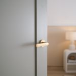 20776 - Osaka Lever - Round Rose - Brushed Brass - Passage