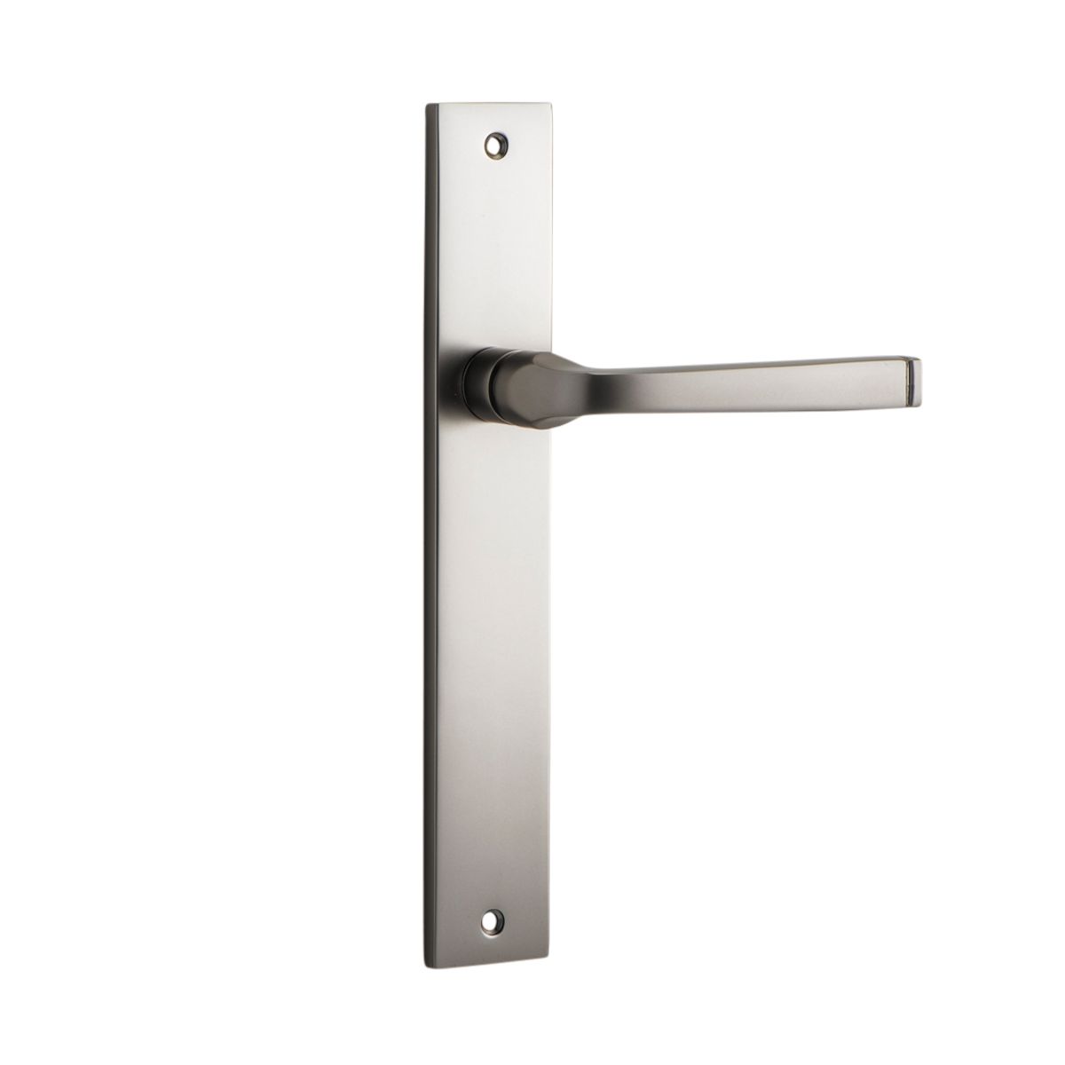 14708 - Annecy Lever - Rectangular Backplate - Satin Nickel - Passage