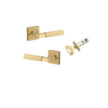 Brunswick Lever - Square Rose Privacy Kit (Inbuilt Privacy)