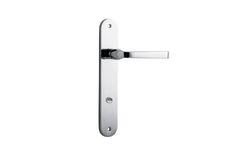 11732P85 - Annecy Lever - Oval Backplate - Polished Chrome - Privacy