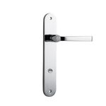 11732P85 - Annecy Lever - Oval Backplate - Polished Chrome - Privacy