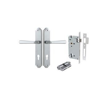 Copenhagen Lever - Shouldered Backplate Entrance Kit with High Security Lock