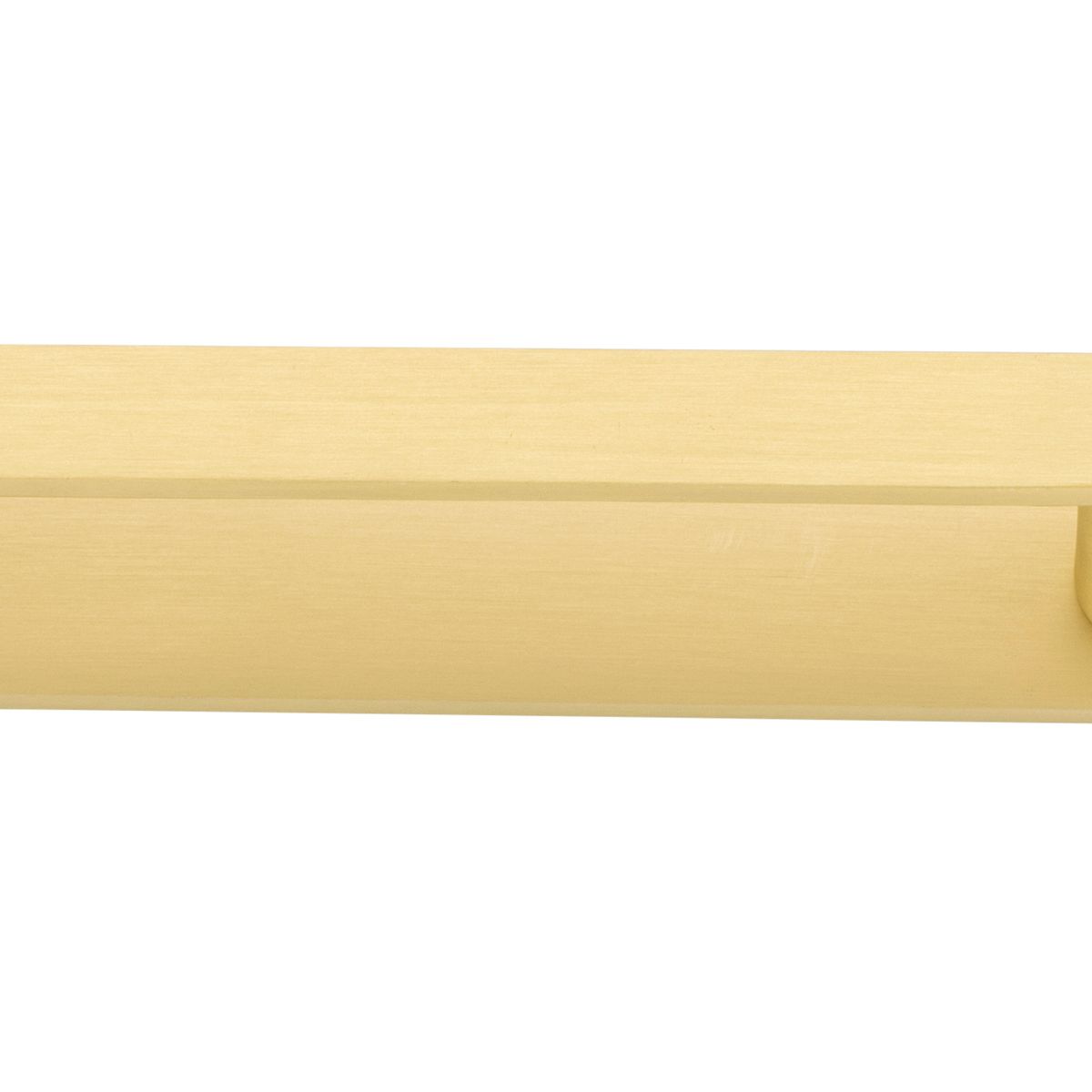 17431B - Osaka Cabinet Pull with Backplate - CTC128mm - Brushed Gold PVD