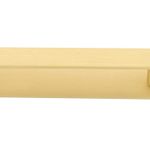 17431B - Osaka Cabinet Pull with Backplate - CTC128mm - Brushed Gold PVD