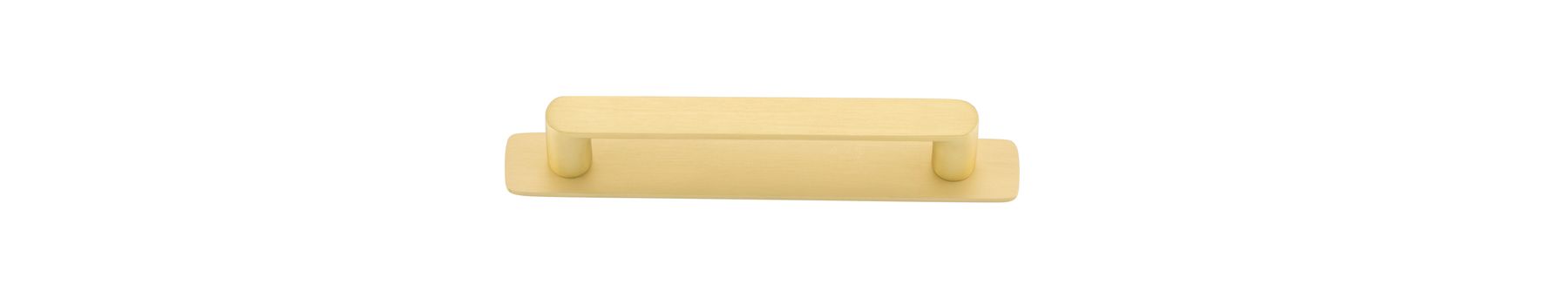 Osaka Cabinet Pull with Backplate - CTC128mm