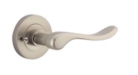 20799KIBPRIV60 - Stirling Lever - Round Rose (Inbuilt Privacy) - Satin Nickel - Privacy