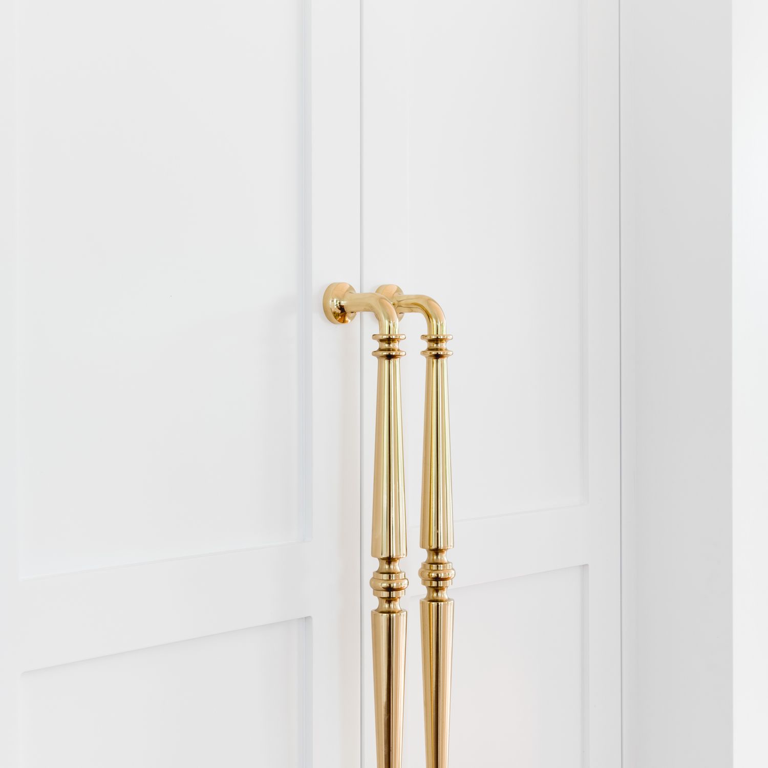 17102KENTR60KK - Sarlat Pull Handle - 600mm Entrance Kit with Separate High Security Lock - Brushed Gold PVD - Entrance