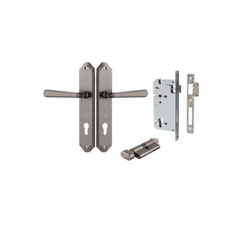 Copenhagen Lever - Shouldered Backplate Entrance Kit with High Security Lock