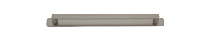 16913B - Osaka Cabinet Pull with Backplate - CTC256mm - Graphite PVD