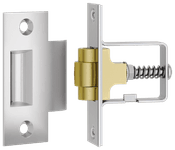 21855 - Roller Latch with Face Plate and Striker - Polished Chrome