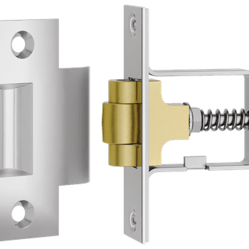 Roller Latch with Face Plate and Striker