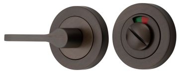21711 - Accessibility Privacy Turn with Indicator - Round - Signature Brass