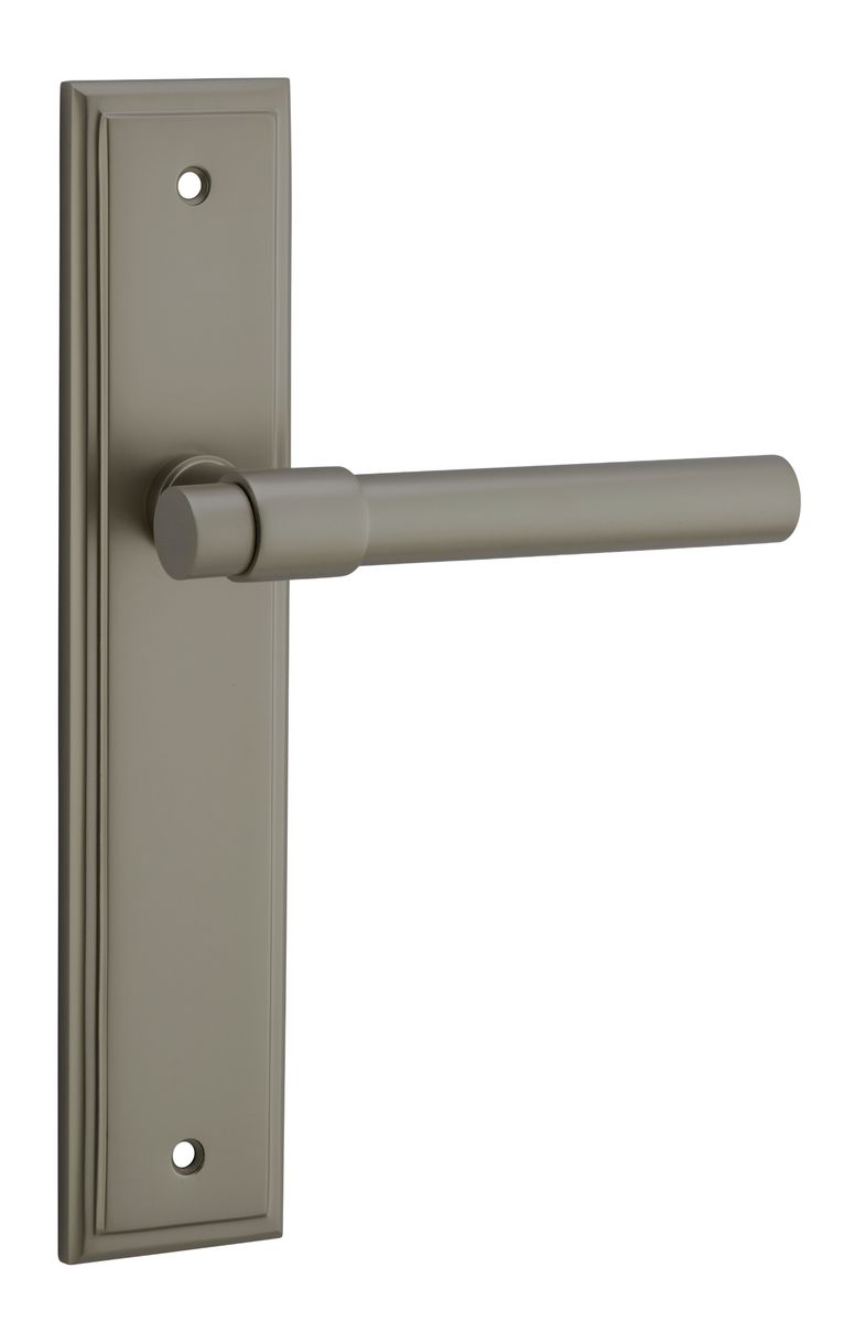 16602 - Helsinki Lever - Stepped Backplate - Graphite PVD - Passage