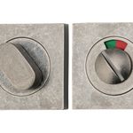 20117 - Privacy Turn With Indicator - Square - Distressed Nickel