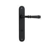 12730P85 - Verona Lever - Oval Backplate - Matt Black - Privacy