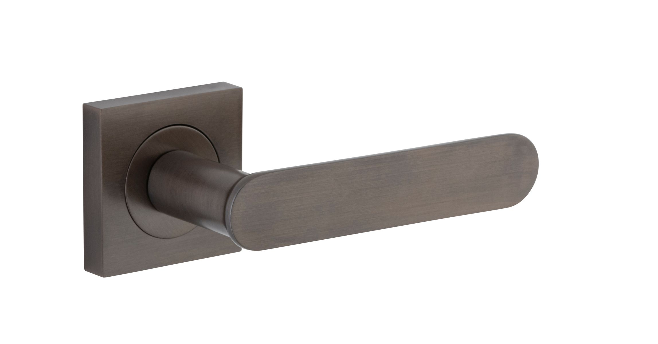 0401 - Bronte Lever - Square Rose - Signature Brass - Passage