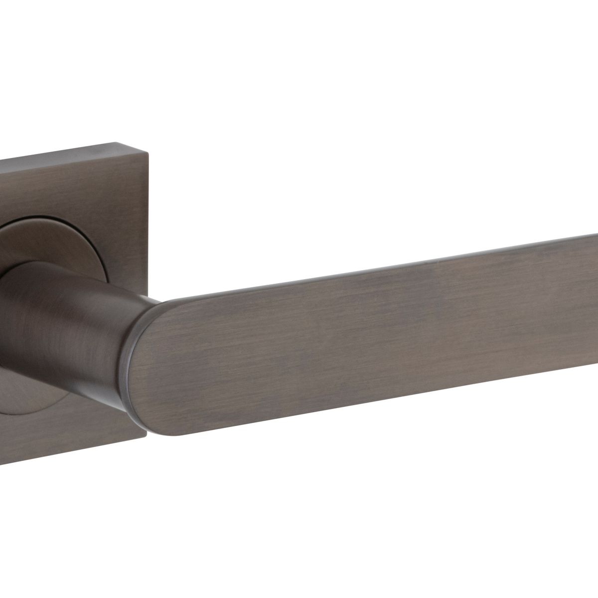 0401 - Bronte Lever - Square Rose - Signature Brass - Passage