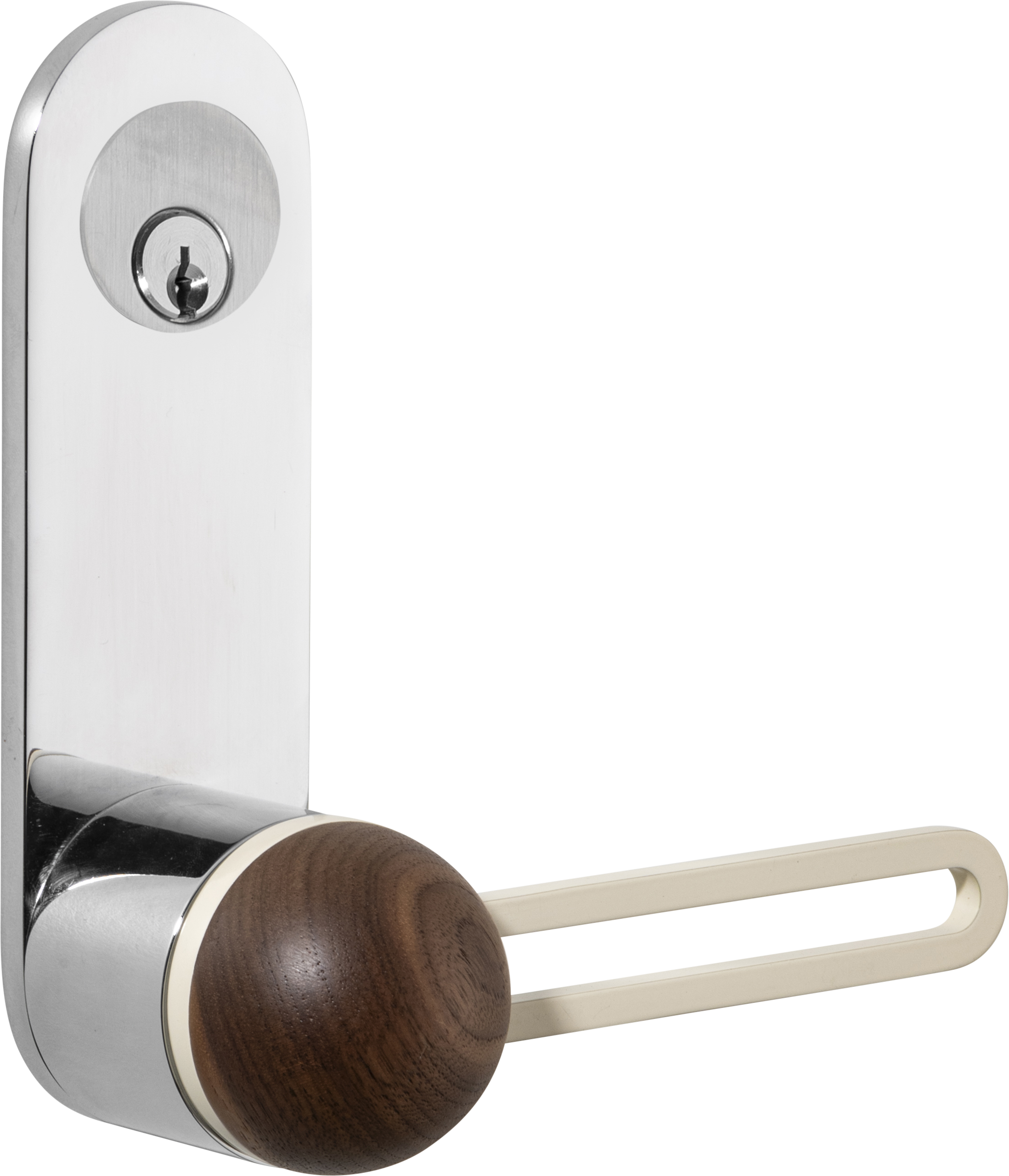 Bone/Polished Chrome