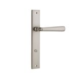14872P85 - Copenhagen Lever - Rectangular Backplate - Satin Nickel - Privacy