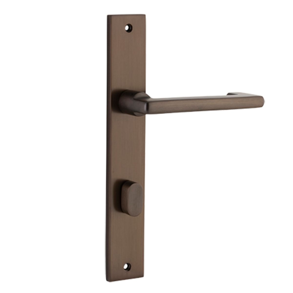 10848P85 - Baltimore Return Lever - Rectangular Backplate - Signature Brass - Privacy