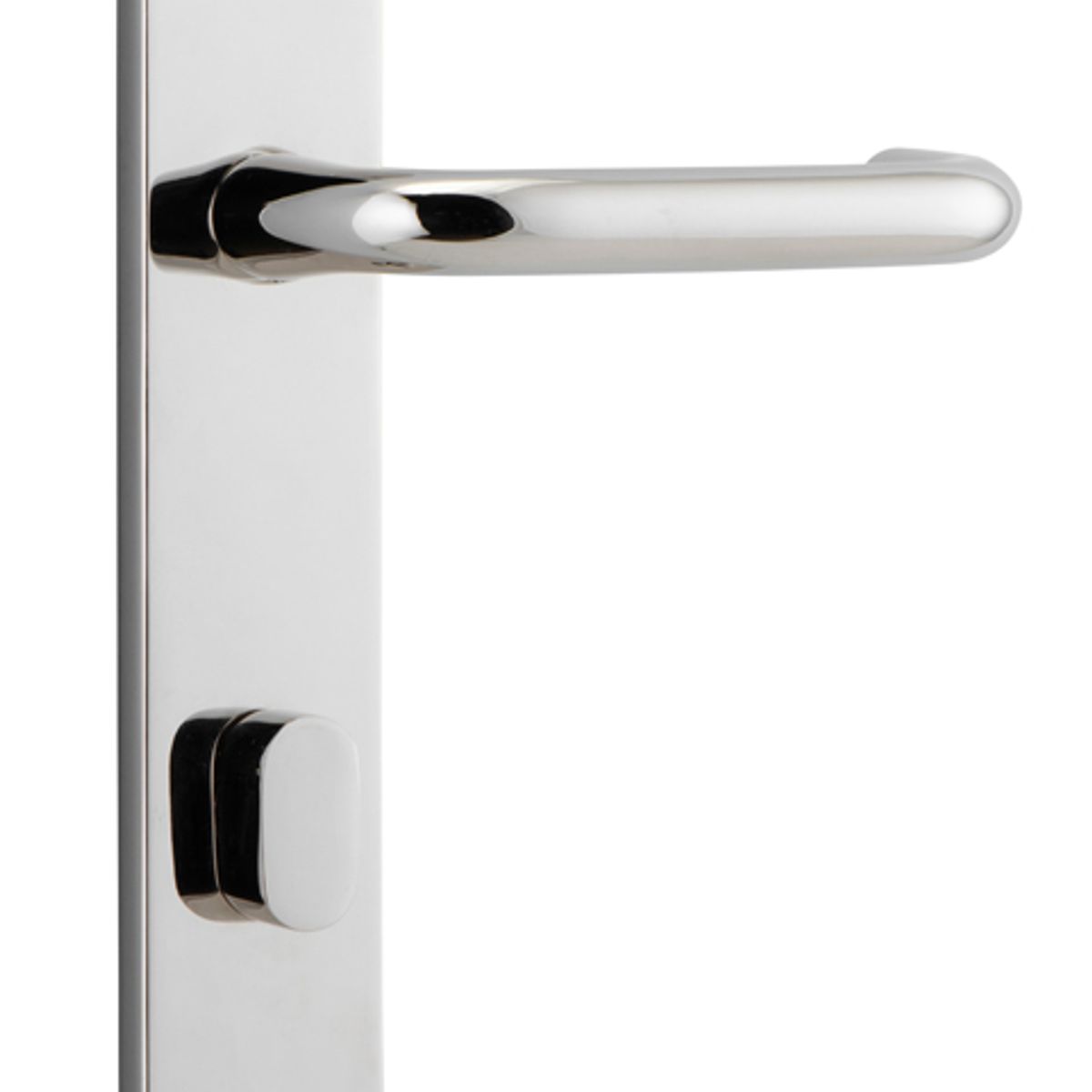 14346P85 - Oslo Lever - Oval Backplate - Polished Nickel - Privacy