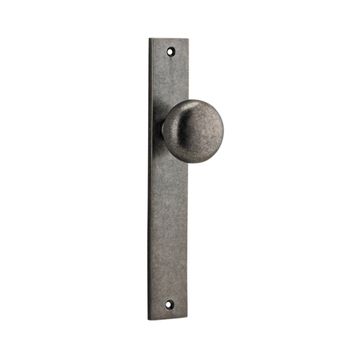 Cambridge Knob - Rectangular Backplate