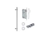 20705KENTR60KT - Helsinki Pull Handle - 450mm Entrance Kit with Separate High Security Lock - Polished Chrome - Entrance