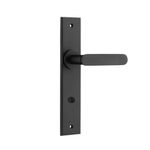 12784P85 - Bronte Lever - Chamfered Backplate - Matt Black - Privacy