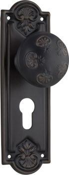 Nouveau Door Knob - Long Backplate