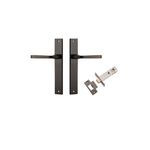 10708KPASS60 - Annecy Lever - Rectangular Backplate Passage Kit - Signature Brass - Passage