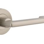 20789KIBPRIV60 - Baltimore Return Lever - Round Rose (Inbuilt Privacy) - Satin Nickel - Privacy