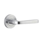 0325KIBPRIV60 - Annecy Lever - Round Rose (Inbuilt Privacy) - Brushed Chrome - Privacy