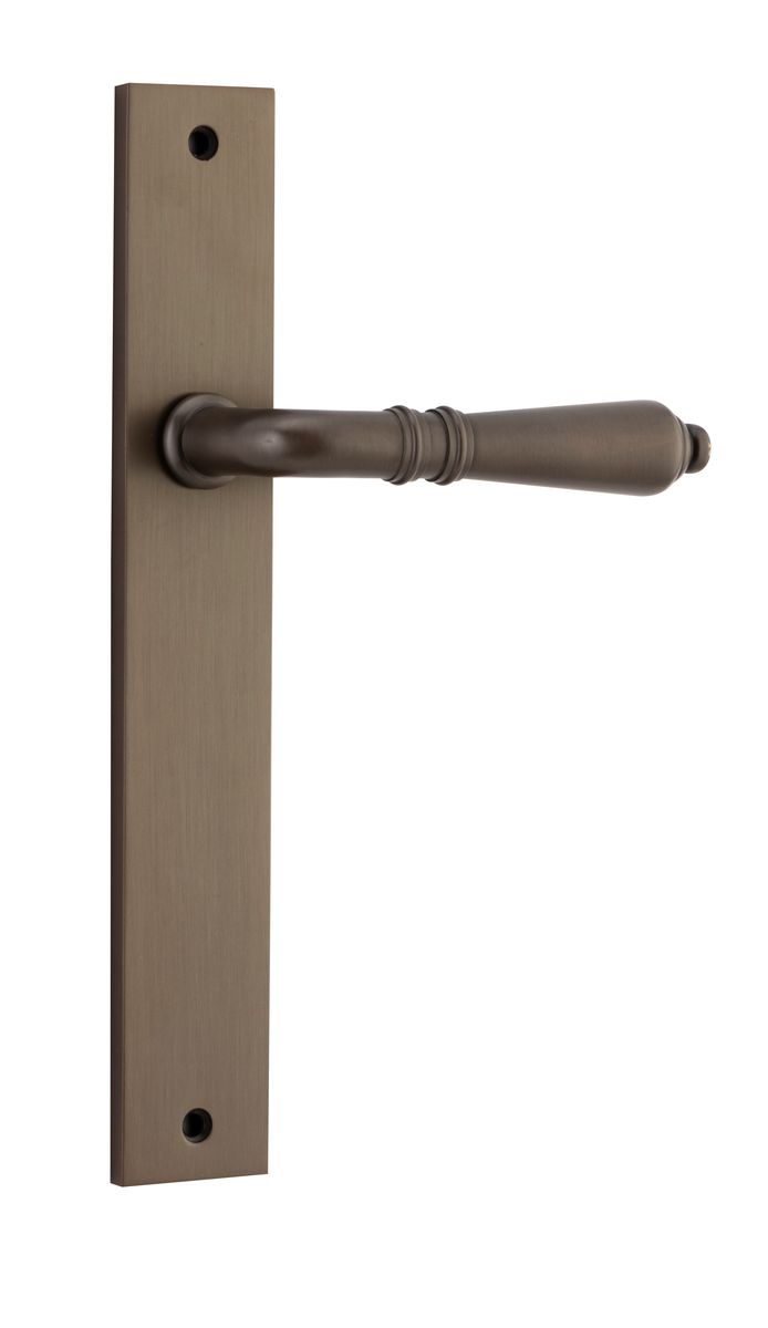 10700 - Sarlat Lever - Rectangular Backplate - Signature Brass - Passage