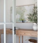 12706E85 - Verona Lever - Rectangular Backplate - Matt Black - Entrance